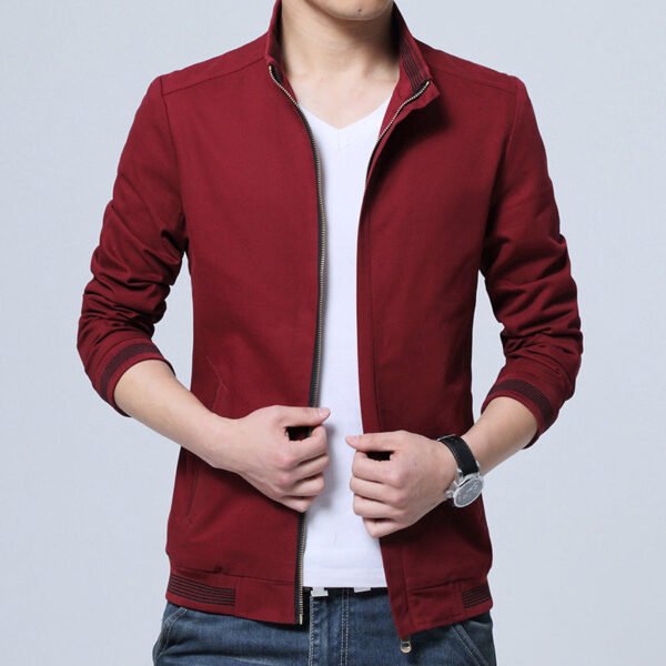 Brand New Spring Autumn Men Casual Jacket Coat Men's Fashion Washed Pure Cotton Brand-Clothing Jackets Male Coats - Image 10