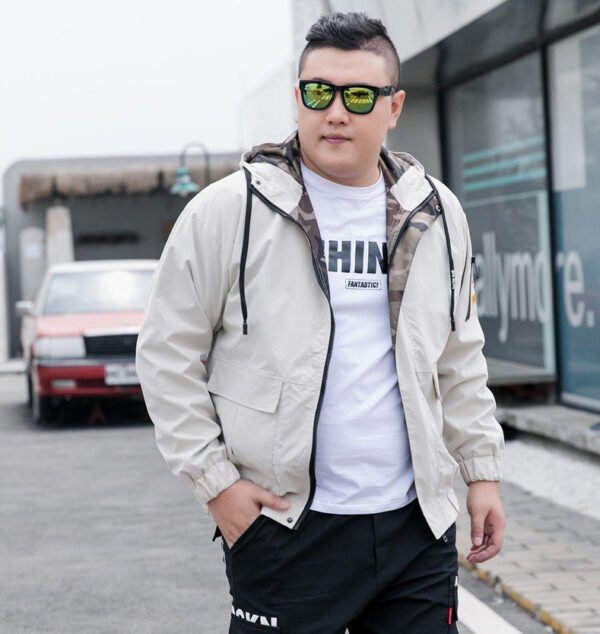 Bomber Jacket Men Clothing Fashion Parka - Image 4