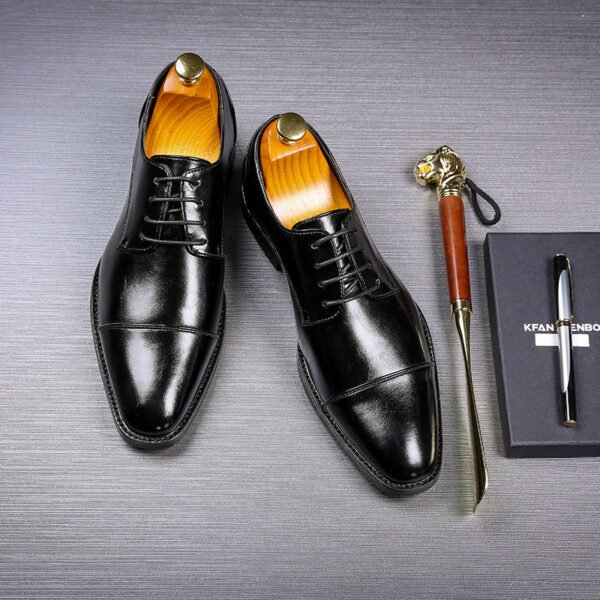 British style business shoes for men - Image 5
