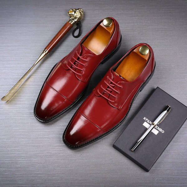 British style business shoes for men - Image 9