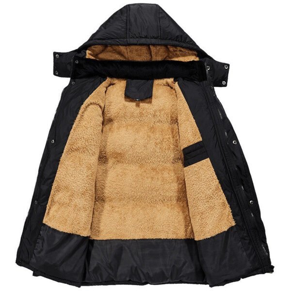 Clothing plus velvet padded jacket men winter - Image 4