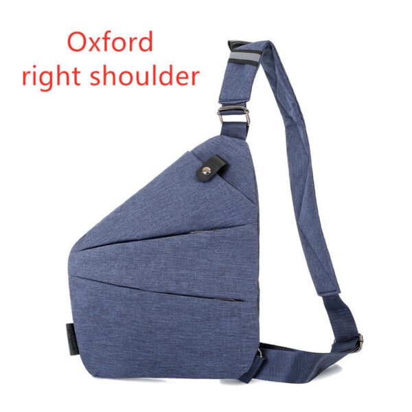 Digital canvas bag for men's canvas chest, chest, chest, slung shoulder, multi function and single shoulder burglar burglar bag - Image 9