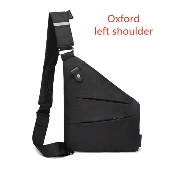 Digital canvas bag for men's canvas chest, chest, chest, slung shoulder, multi function and single shoulder burglar burglar bag - Image 5