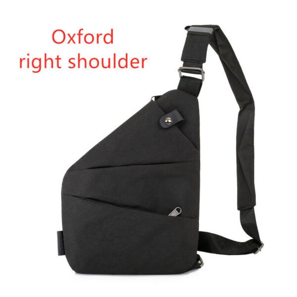 Digital canvas bag for men's canvas chest, chest, chest, slung shoulder, multi function and single shoulder burglar burglar bag - Image 6