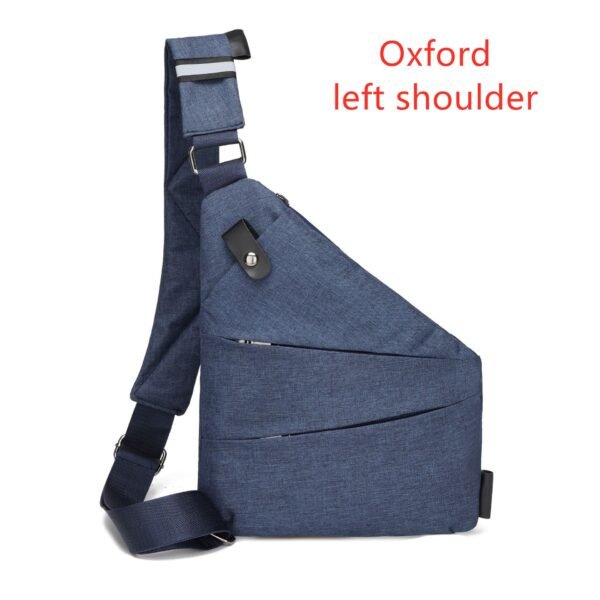 Digital canvas bag for men's canvas chest, chest, chest, slung shoulder, multi function and single shoulder burglar burglar bag - Image 8