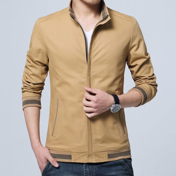 Brand New Spring Autumn Men Casual Jacket Coat Men's Fashion Washed Pure Cotton Brand-Clothing Jackets Male Coats - Image 11