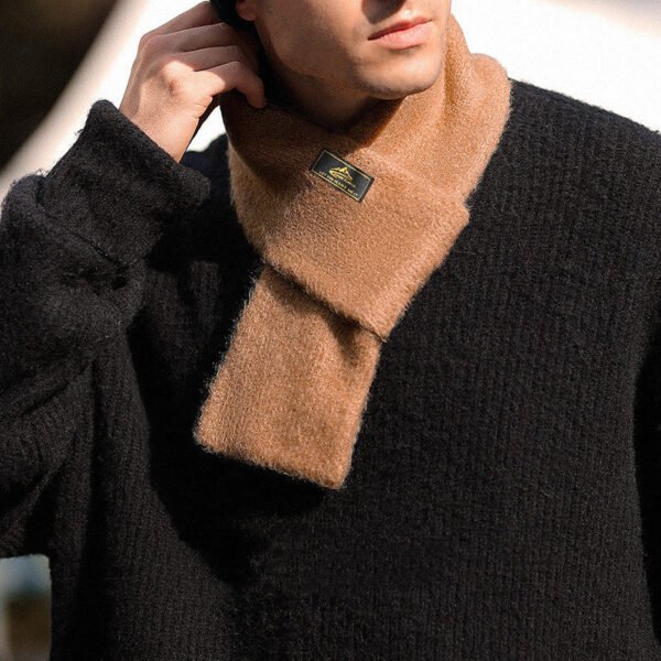 Men's Fashion Outdoor Casual Padded Warm Scarf - Image 4