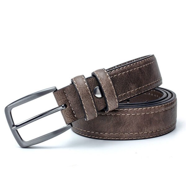 Men Vintage Belts For Jeans Luxury Split Leather Belt Men Famous Belt For Man Designer Belts With Vintage Style - Image 5