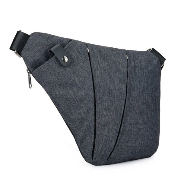 Digital canvas bag for men's canvas chest, chest, chest, slung shoulder, multi function and single shoulder burglar burglar bag - Image 3