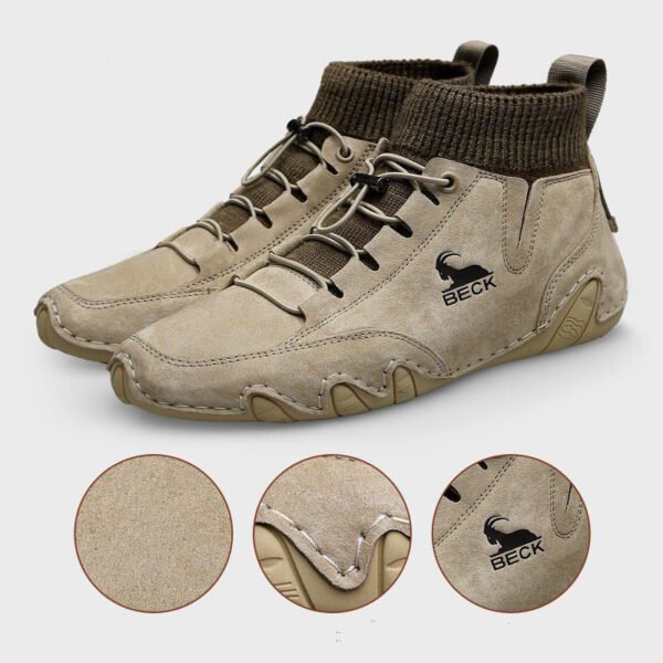 Men's Casual Soft Bottom All-match Winter Fleece Warm Shoes - Image 2