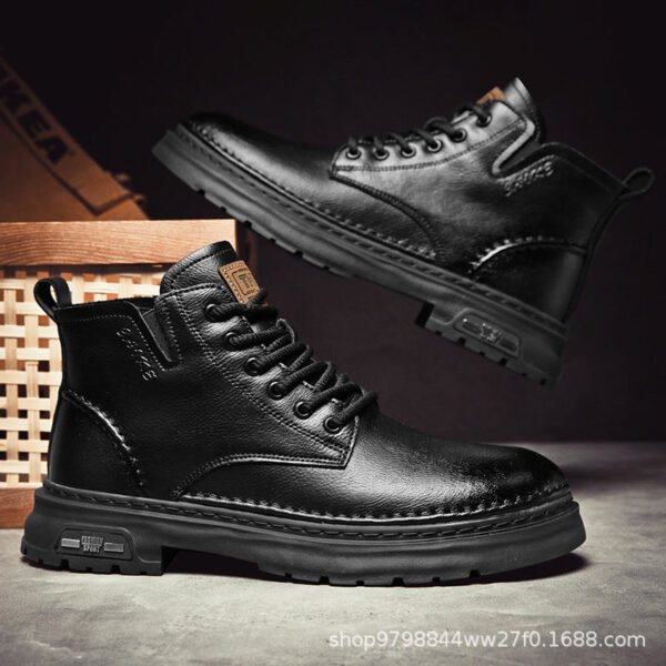 Martin Boots Thick-soled Mid-top Retro Easy Matching Casual - Image 8
