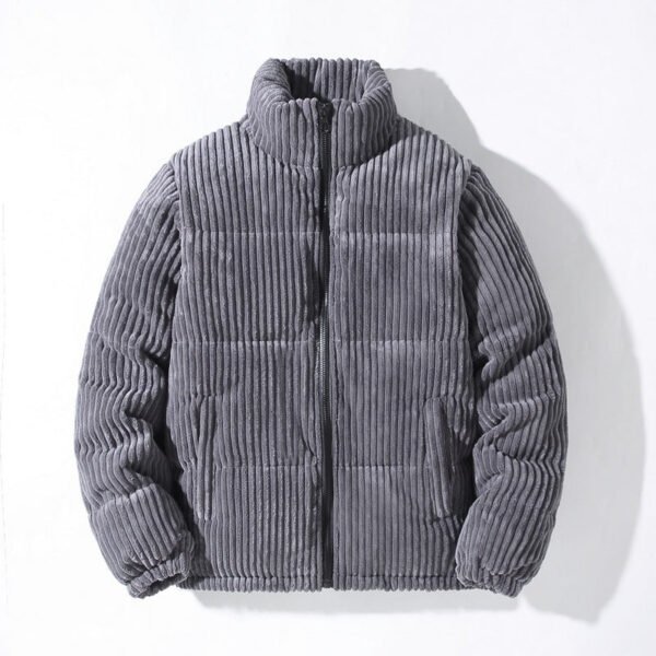 Corduroy Padded Jacket Men Winter Thickening - Image 8