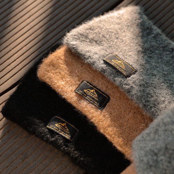 Men's Fashion Outdoor Casual Padded Warm Scarf - Image 2