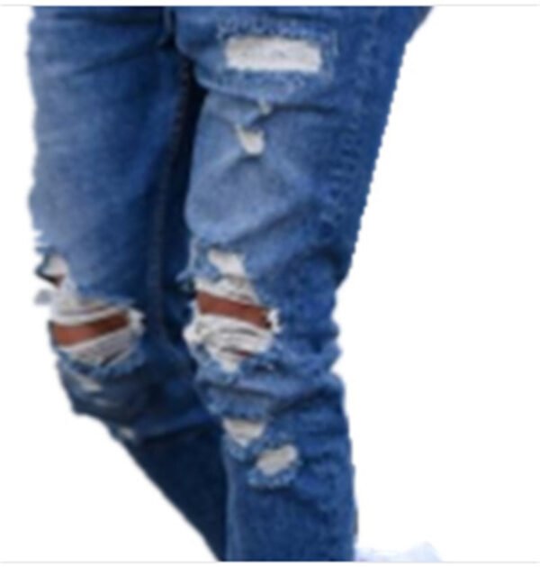 Hole men''s jeans - Image 2