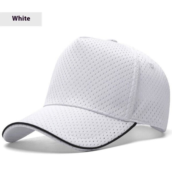 Full Mesh Breathable High Crown Baseball Cap - Image 8