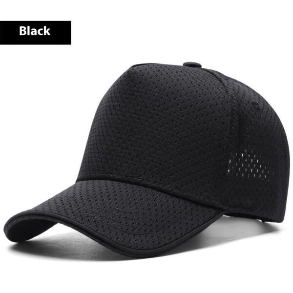 Full Mesh Breathable High Crown Baseball Cap - Image 6