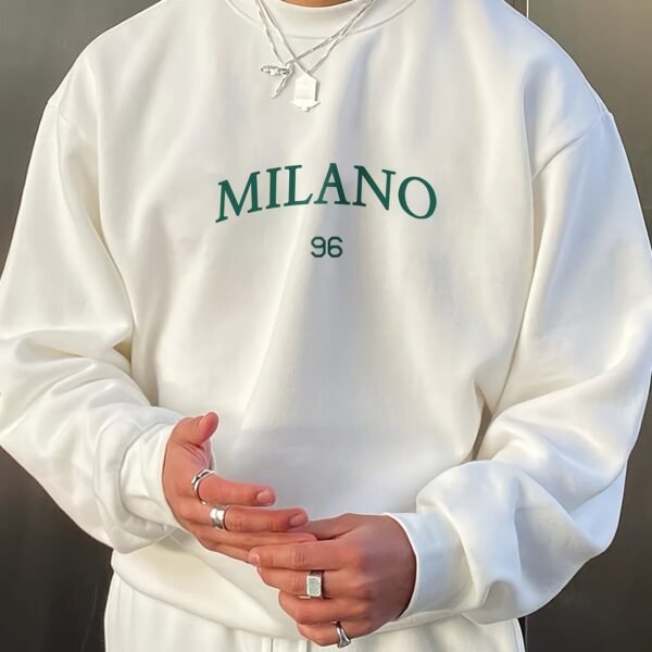 Men's Round-neck Sweater Casual Versatile Long Sleeves - Image 11
