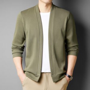 Long-sleeved Knitted Cardigan