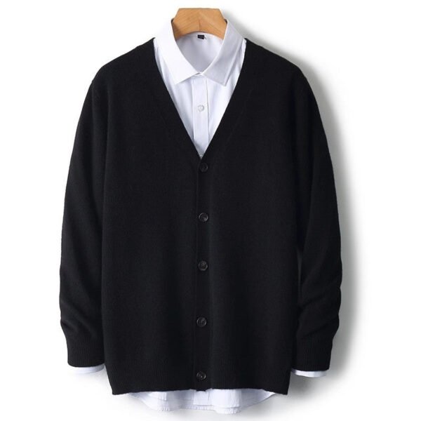 Casual Wool Cardigan - Image 4