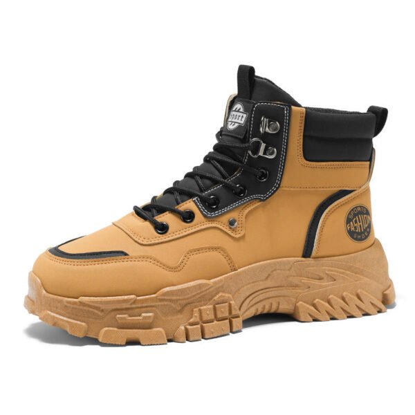 Men's Martin Boots Breathable High-top Work Shoes - Image 2