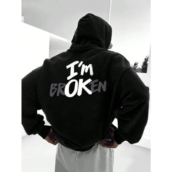 European Size Hoodie Im OK New Men's Hoodie Hip Ho - Image 3